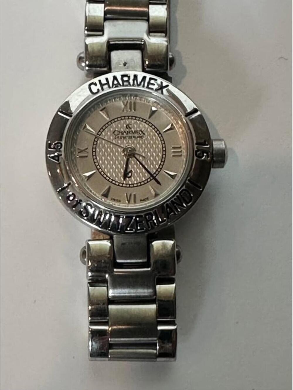 Charmex Classic Silver Tone Ladies Watch Swiss Quartz